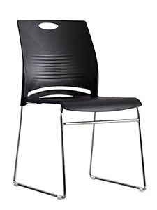 Stackable PP Chair with Chromed Frame