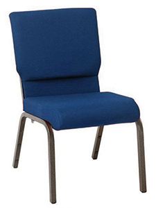 CC2119BY: Blue Church Chairs