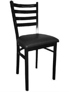 PM11: Chair with Metal Frame and Vinyl Cushion Seat