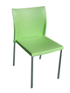 PM1277 Chair: Plastic Seat/Back and Metal Chrome Frame