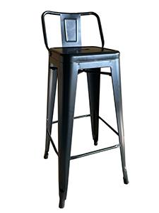 PM1425: High Bistro Style Bar Stool with Footrest
