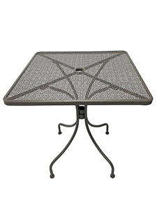 PM153030 Square Table with Floral Top Design