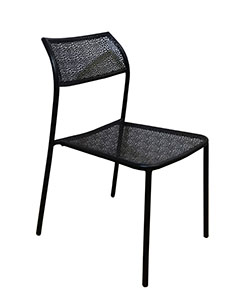 PM1505: Metal Outdoor Chair with Rain Flowers Mesh