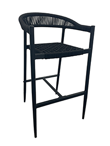 PM17393BK: Modern, comfortable, and stable bar stool