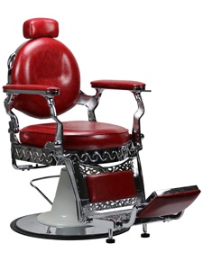 PMBF206: Antique Style Barber Red Chair