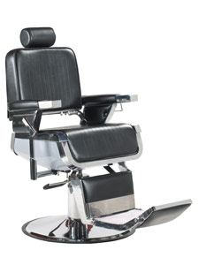 PMBF207BK: Vintage style Barber Reclining Chair