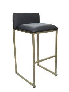 PMC202: Counter Stool with Back and Seat Cushions