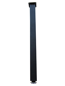 PMTLGZP275: GZ Single Sturdy Square Steel Metal Table Leg