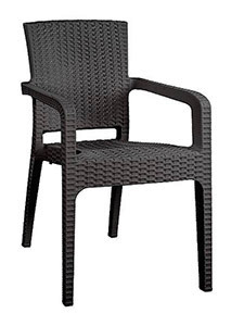 PT000290: Plastic Rattan Chairs with Arms