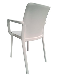 Solei MV4000 Chair With Arms: Indoor/Outdoor